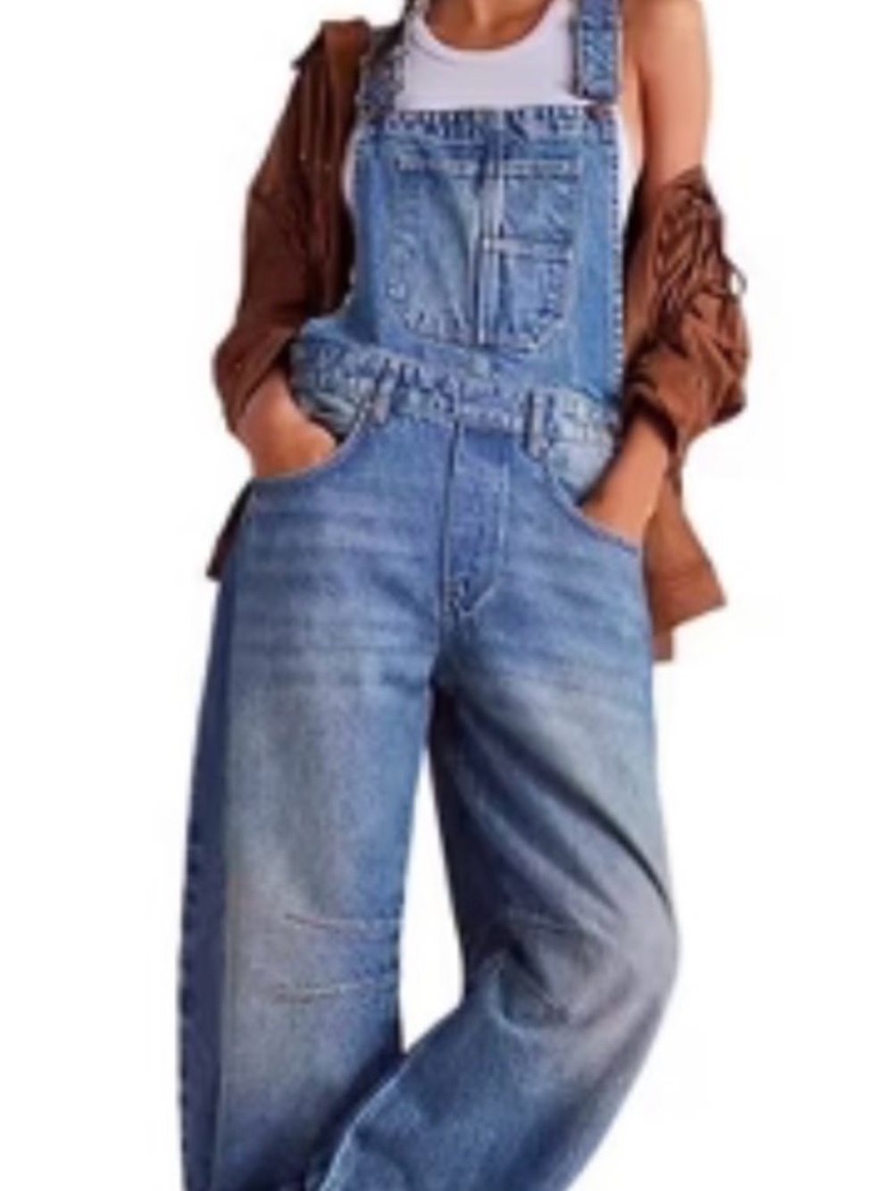 Mossimo Supply Co. Relaxed Denim Overalls in Blue